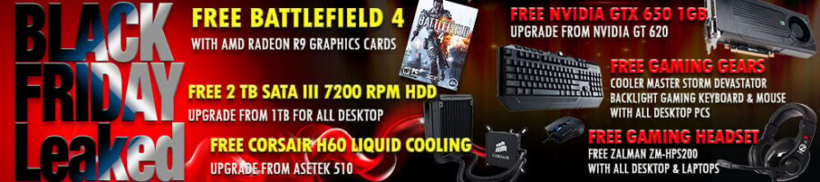 Black Friday Gaming PC Deals Leaked!