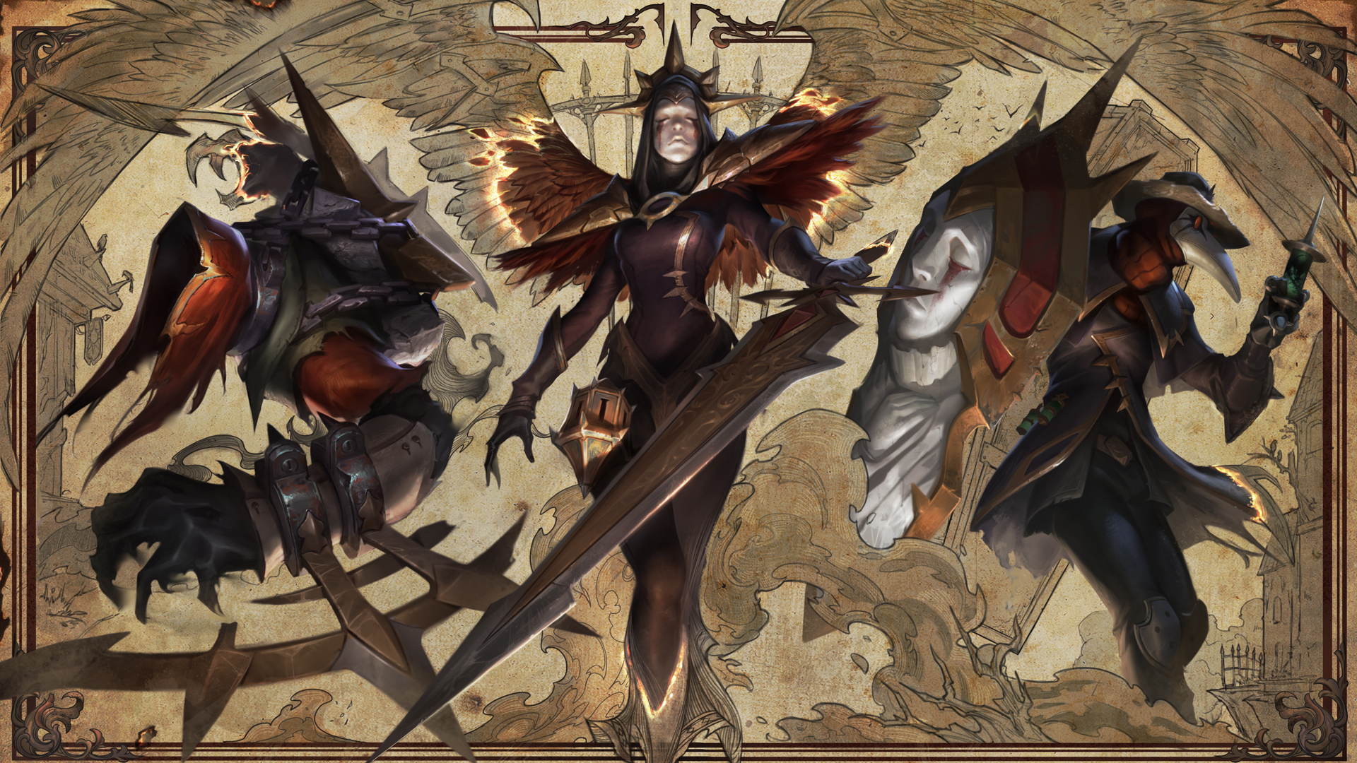 New Nocturne, Kayle, and Singed Skins New Nocturne, Kayle, and Singed Skins