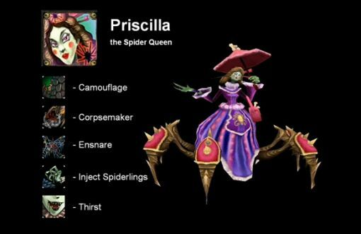 Priscilla, The Spider Queen Priscilla, The Spider Queen