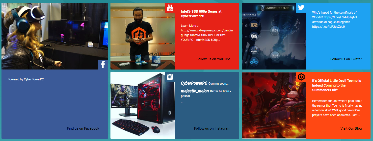 new-website-social-media