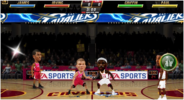 The Big Head in NBA Jam NBA Jam - Big Head