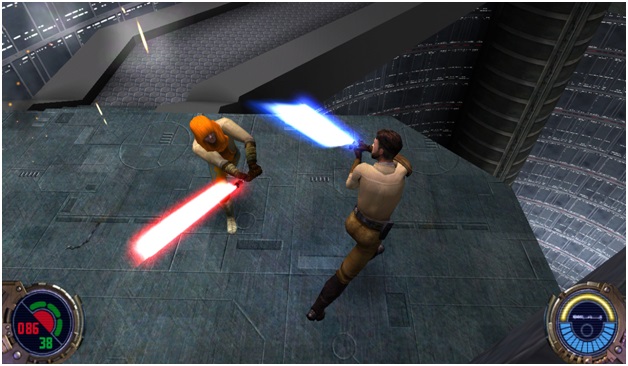 How to achieve a Saber Realistic Combat Star Wars Jedi Knight II - Saber Realistic Combat