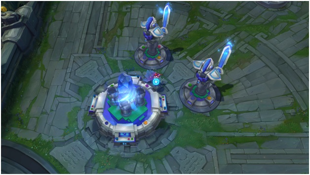 Map on the new summoner's rift New Summoner's Rift