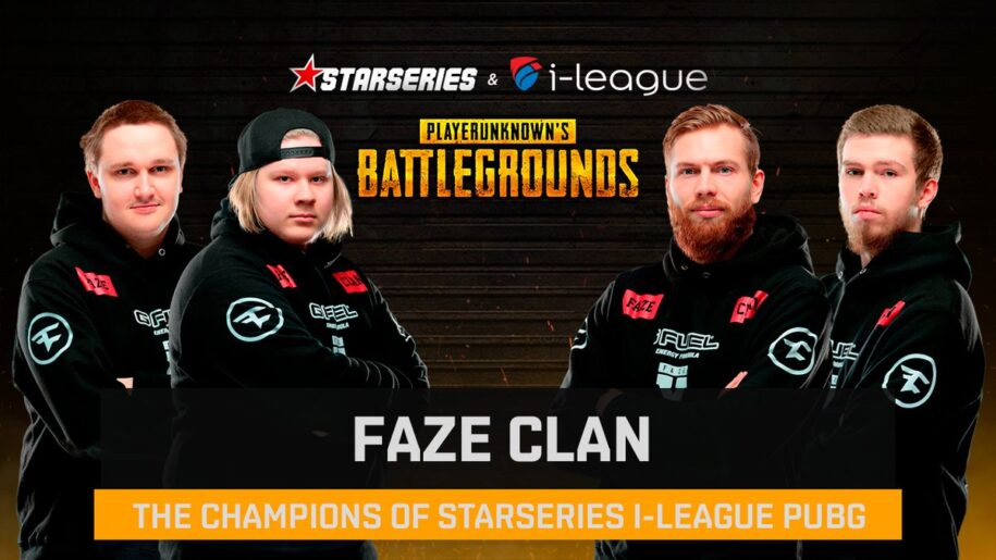 FaZe win 2018 PUBG StarSeries i-League
