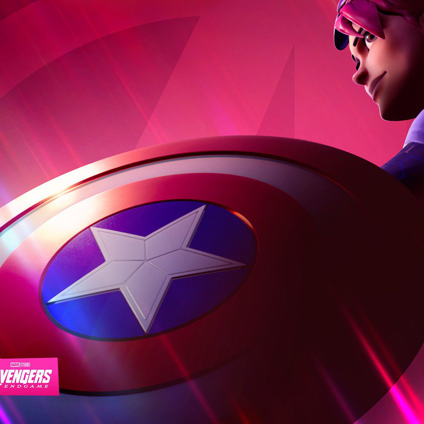 Captain america coming to Fortnite as played in a gaming pc. Fortnite Avengers