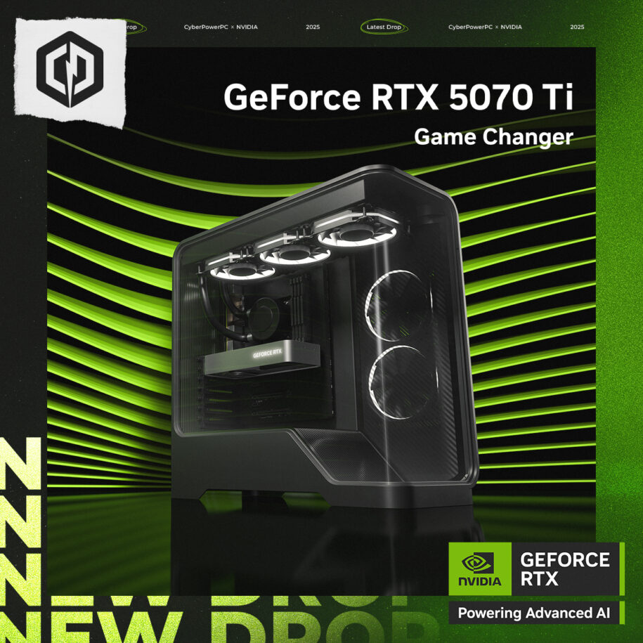 GeForce RTX 5070 Ti – Now Available at CyberPowerPC