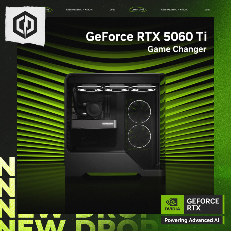 GeForce RTX 5060 Family Arrives at CyberPowerPC