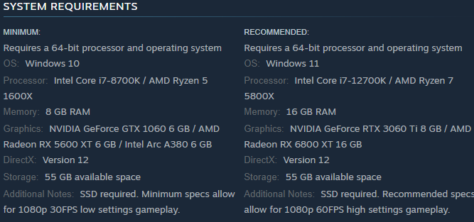 Clair Obscur: Expedition 33 PC Requirements